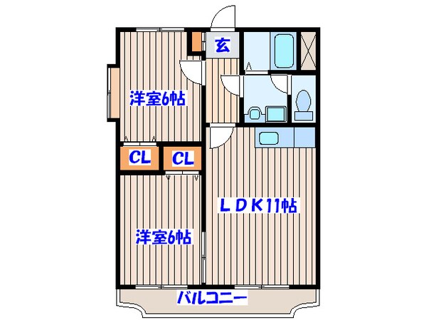 Green  Hillsの物件間取画像